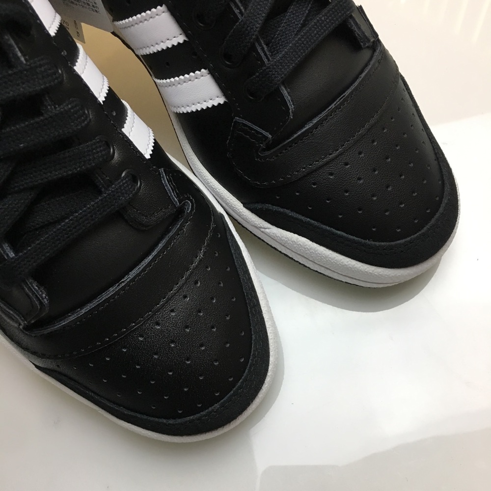 Adidas Top Ten Hi Black White Sneakers Mens New - Picture 3 of 7